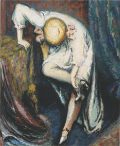 Lány felveszi a cipőjét alkotó: Aksel Waldemar Johannessen